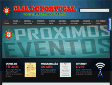 Tablet Screenshot of casadeportugaldetere.com.br